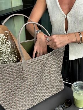 Yard Art Gallery Shopper Tote Coated Canvas